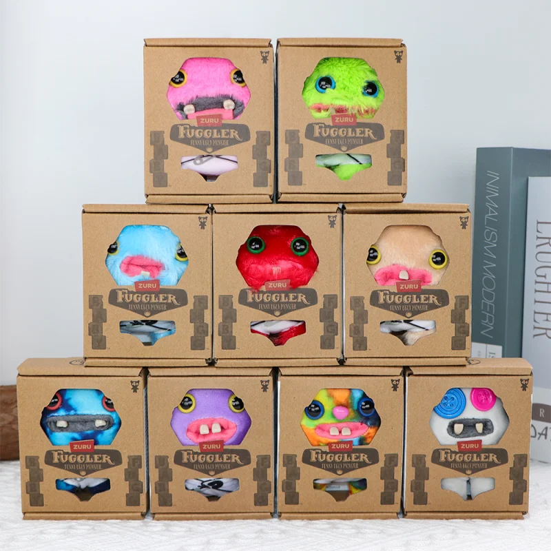 Bebê fugg pelúcia dente feio monstros cedo oogah boogah screech bonecas munch monstro bebê plushies presentes — foto 2