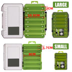 Caixa de equipamento compacta dupla face – Pesca simplificada com organizador durável e versátil para iscas — foto 2