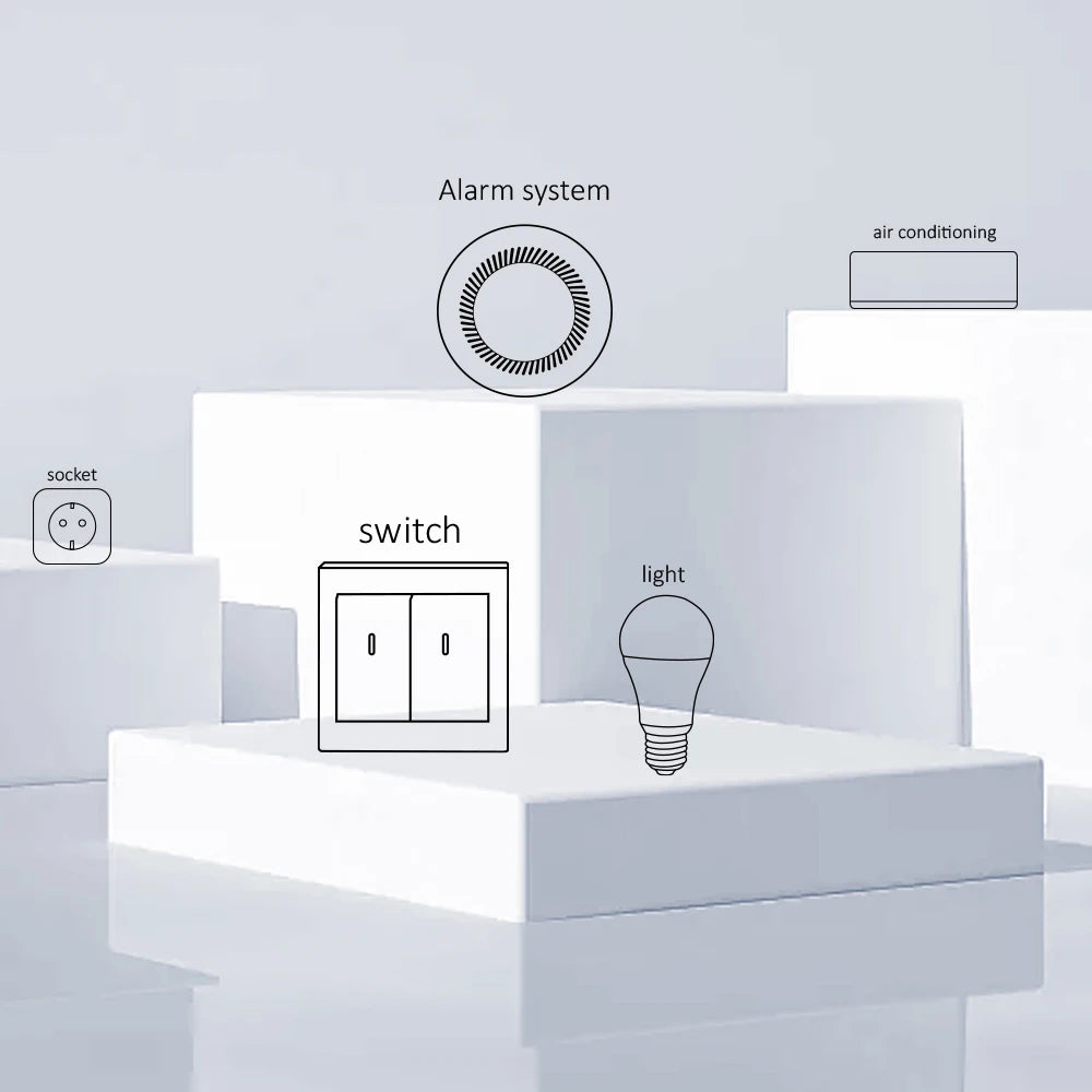 Sensor de Porta e Janela Inteligente Tuya WiFi, Detector de Contato Sem Fio para Automação Residencial — foto 4