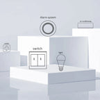 Sensor de Porta e Janela Inteligente Tuya WiFi, Detector de Contato Sem Fio para Automação Residencial — foto 4