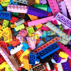Bulk Lot Building Blocks, Block Plate Toys, Block, Classificados por Cor, Pequenas Partículas — foto 4