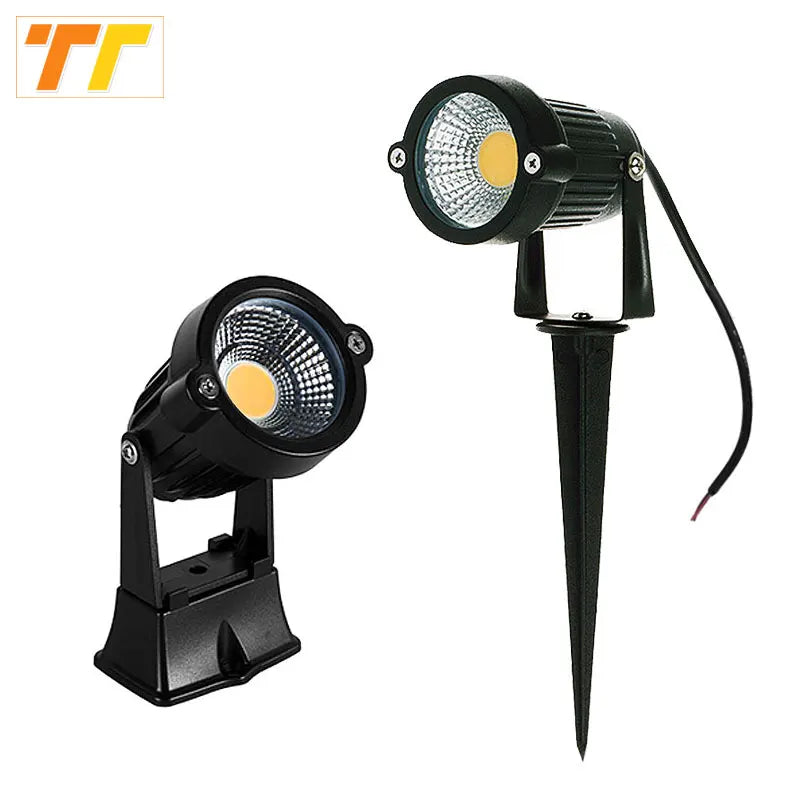 Luminária LED de espeto para jardim vermelha 5 W — foto 2