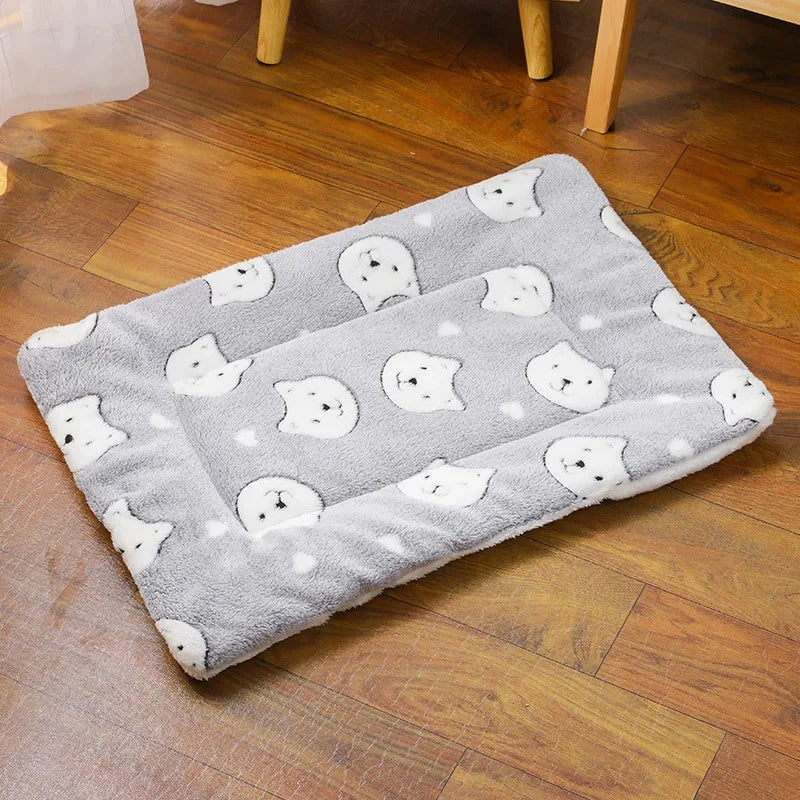 Tapete e almofada macia para gato em flanela 49x32 cm — foto 2