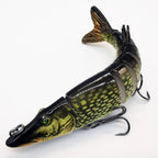 Amostra de pesca articulada swimbait com caixa em PVC — foto 2