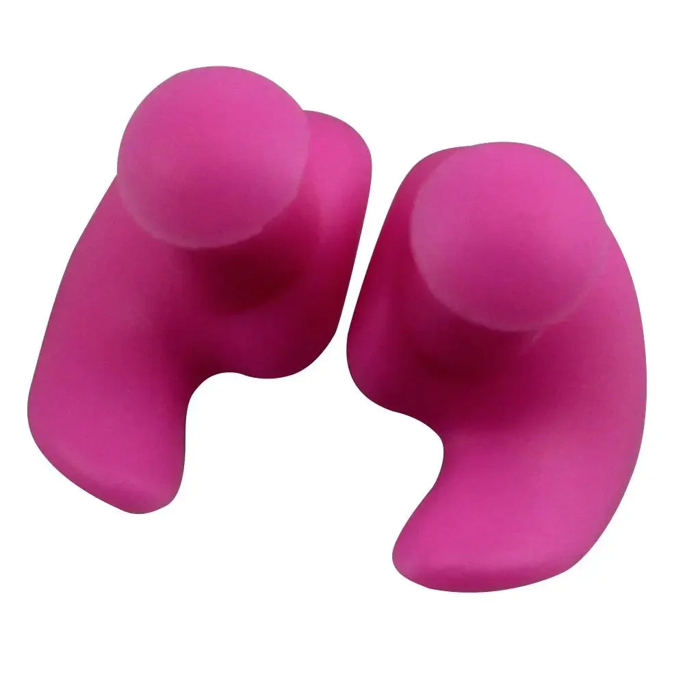 Tampões de ouvido em silicone macio 30x25 mm 1 par rosa — foto 1