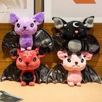 Bonito série escura bat boneca halloween simulado brinquedos de pelúcia requintado festa decorar atmosfera — foto 3