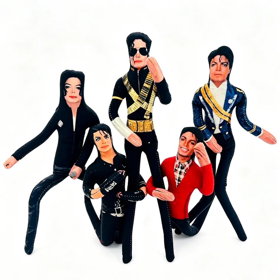 Boneco de Pelúcia Articulado Michael Jackson para Cosplay - Decoração de Quarto e Presente - Quente — foto 4