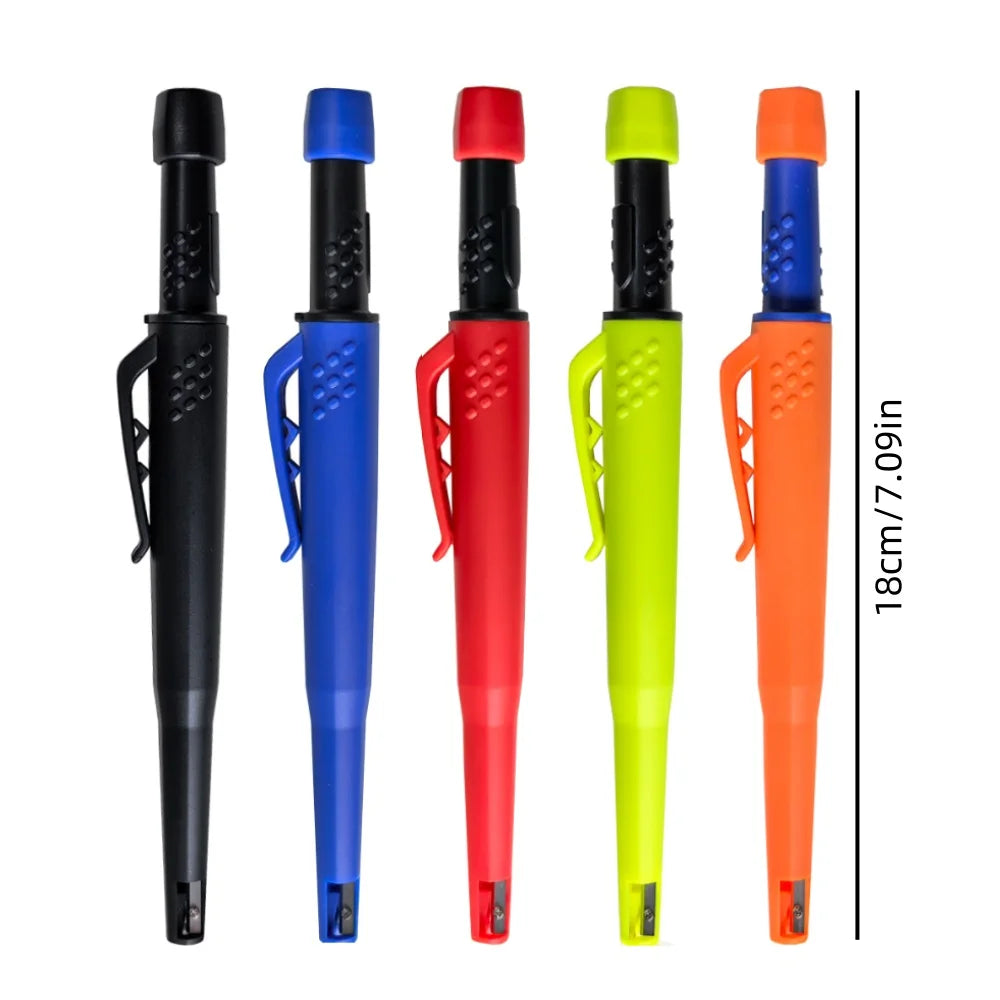 Lápis de carpinteiro mecânico 2.8 mm com afiador, conjunto — foto 6