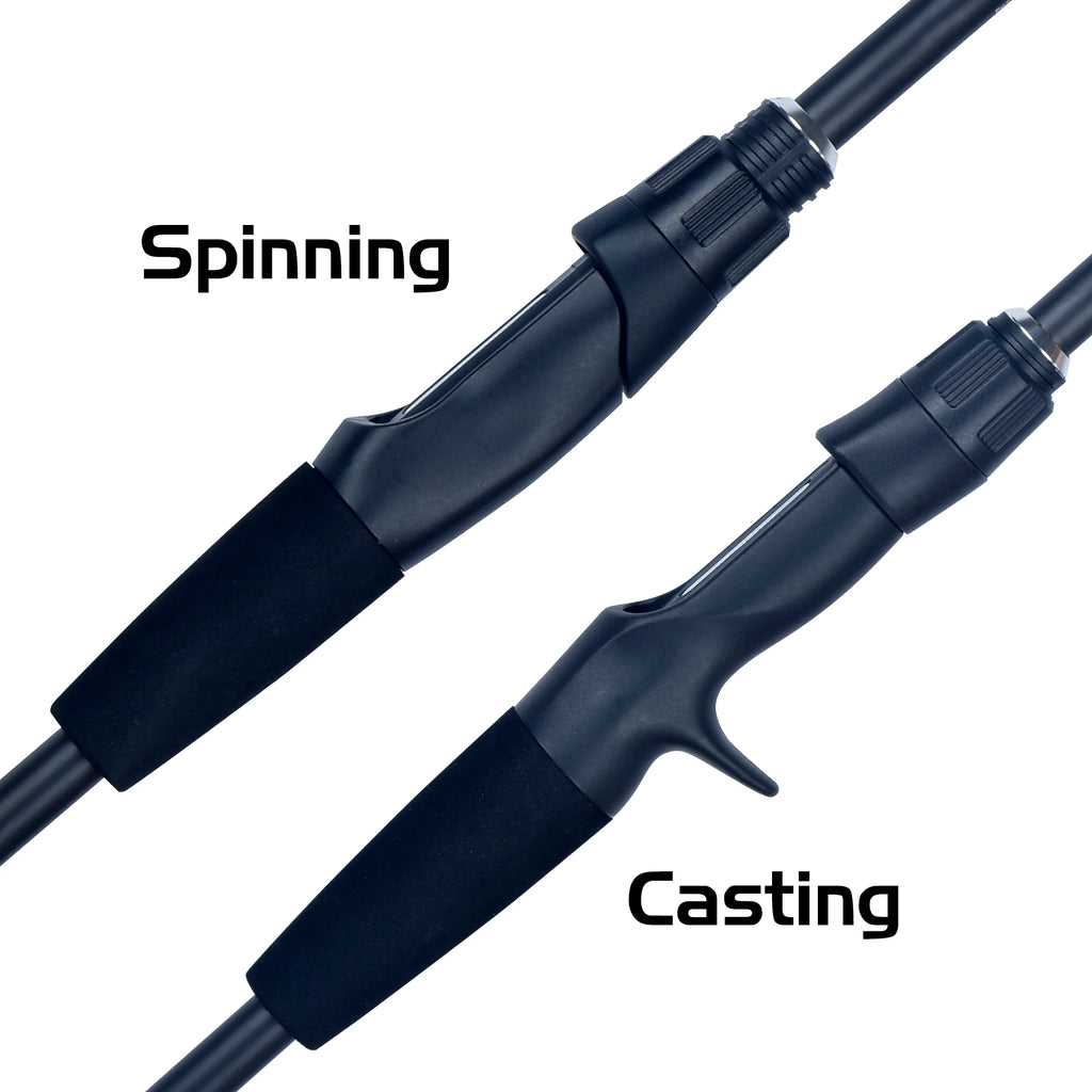 Vara de pesca spinning de carbono de viagem 1,8 m — foto 4