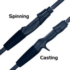 Vara de pesca spinning de carbono de viagem 1,8 m — foto 4