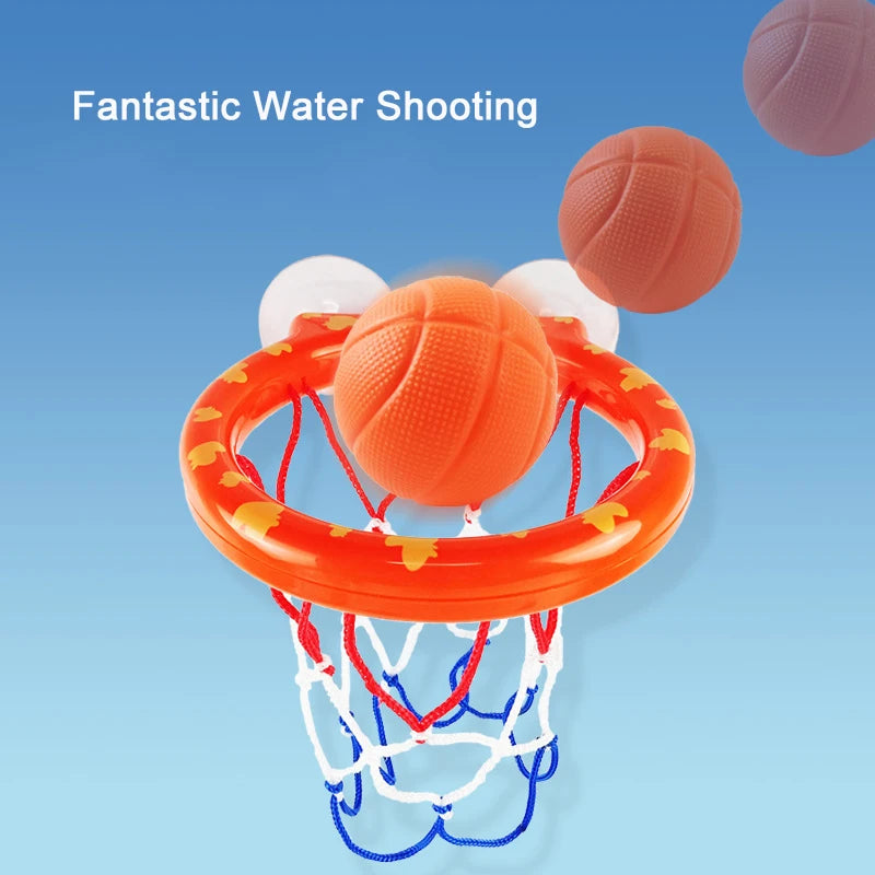 Brinquedo de banho do bebê mini cesta de tiro quadro brinquedos banheira tiro basquete jogar jogo de água — foto 2