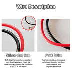 Pino de teste de sonda 20a 1000v para multímetro digital ponta de agulha multi medidor - 10A PVC Wire — foto 6