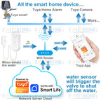 Tuya wifi inteligente sensor de vazamento de água alarme de vazamento de líquido detector de nível — foto 4