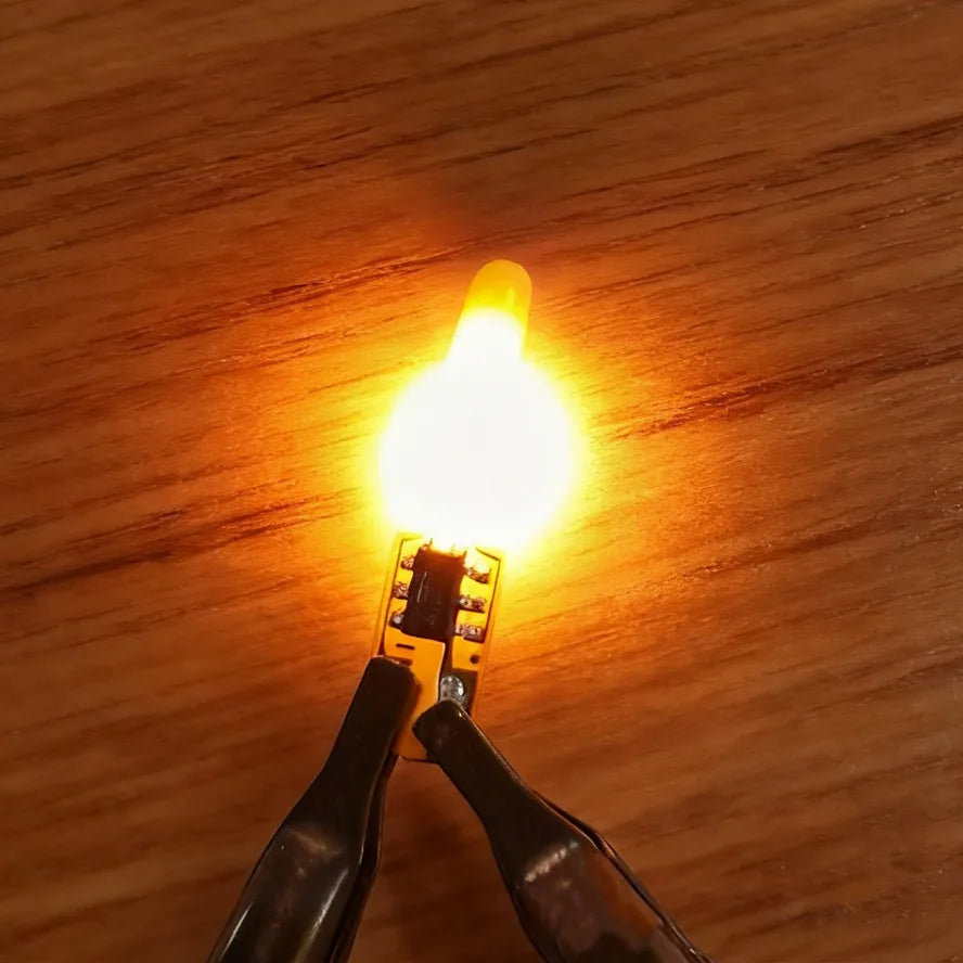 Lâmpada LED de filamento decorativo, 3 V, 1800 K, 5 unidades — foto 4