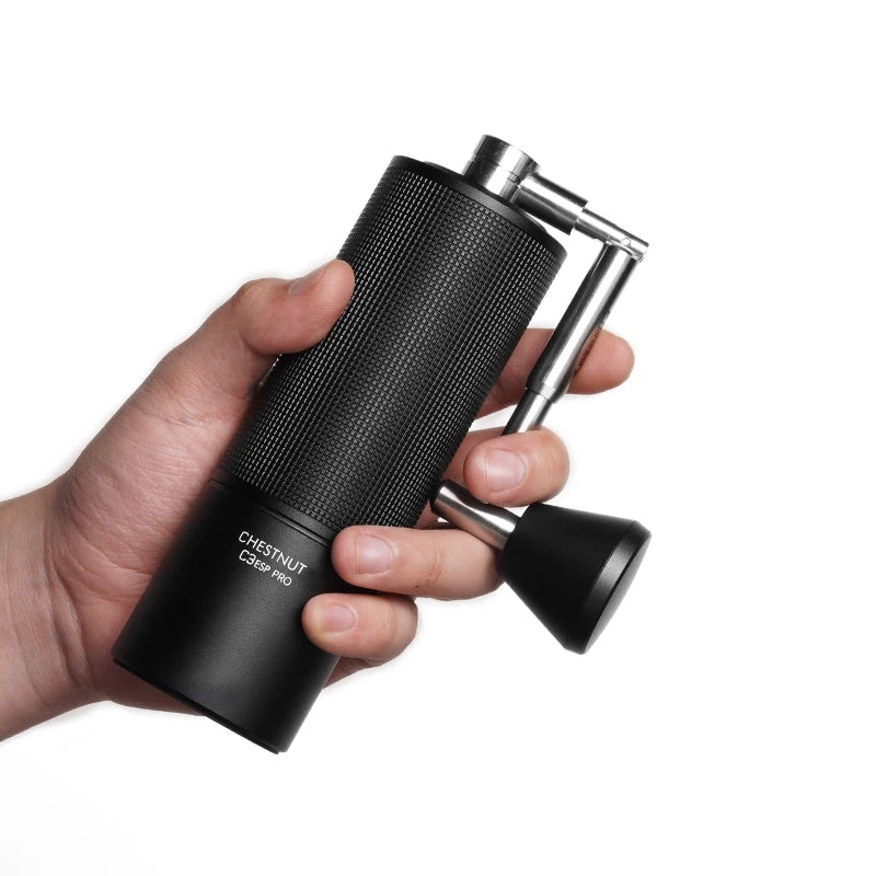 Castanha c3esp pro moedor de café manual capacidade 25g mão ajustável núcleo aço rebarba enviar escova limpeza — foto 1