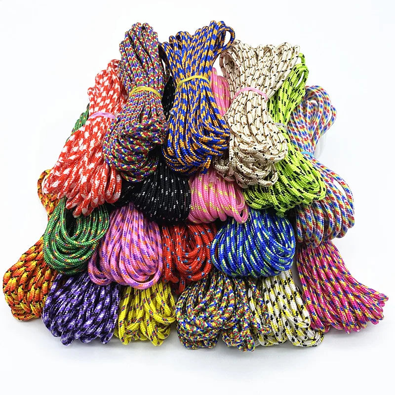 Corda paracord 3 mm, 5 jardas, para pulseiras e trabalhos DIY — foto 1