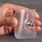2-10 pçs parafuso ganchos de parede cabides autoadesivos sem costura prego - Screw length 6mm 2 unidades — foto 2