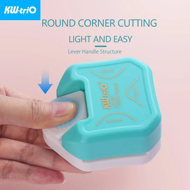 Canto e Border Socos, Mini Cortador de Canto, Circle Trimmer Punch, Material de Escritório, DIY, R4, R7 — foto 5