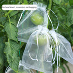 50 sacos de rede para proteção de frutos 17 x 27 cm — foto 6