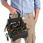Bolsa de Ferramentas Profissional para Eletricistas, Com Múltiplos Bolsos, Cabo de Borracha Ergonômico — foto 2