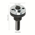 Adaptador de broca universal, adaptador de broca com porca de flange, para disco de corte, roda de polimento — foto 4