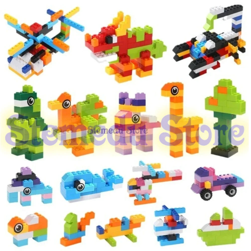 Bulk Lot Building Blocks, Block Plate Toys, Block, Classificados por Cor, Pequenas Partículas — foto 1