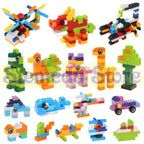 Bulk Lot Building Blocks, Block Plate Toys, Block, Classificados por Cor, Pequenas Partículas — foto 1