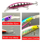Isca Artificial Minnow de 110mm e 36g, de Afundamento Rápido, com Proteção UV - C 110mm 36g — foto 4