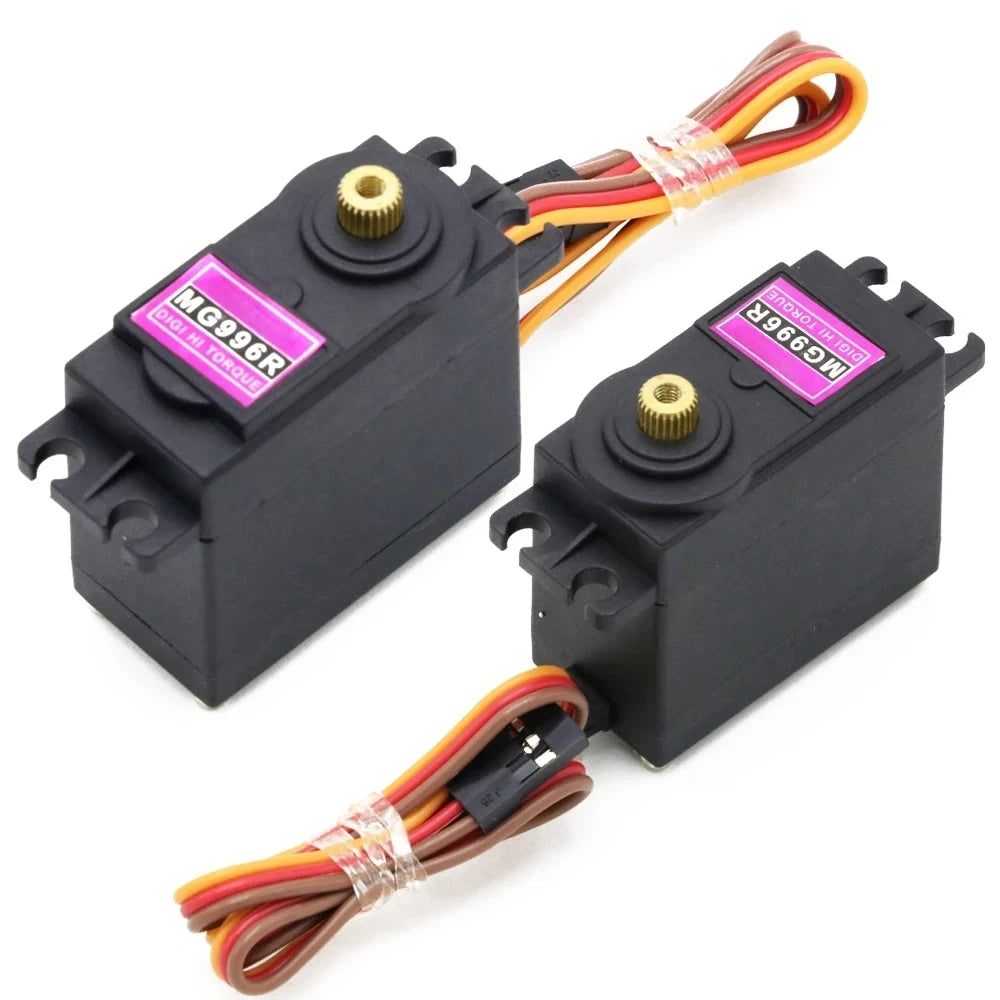 Mg996r servo digital 4.8-6.0v alto torque com engrenagem de metal para futaba jr 1/8 1/10 rc carro — foto 3