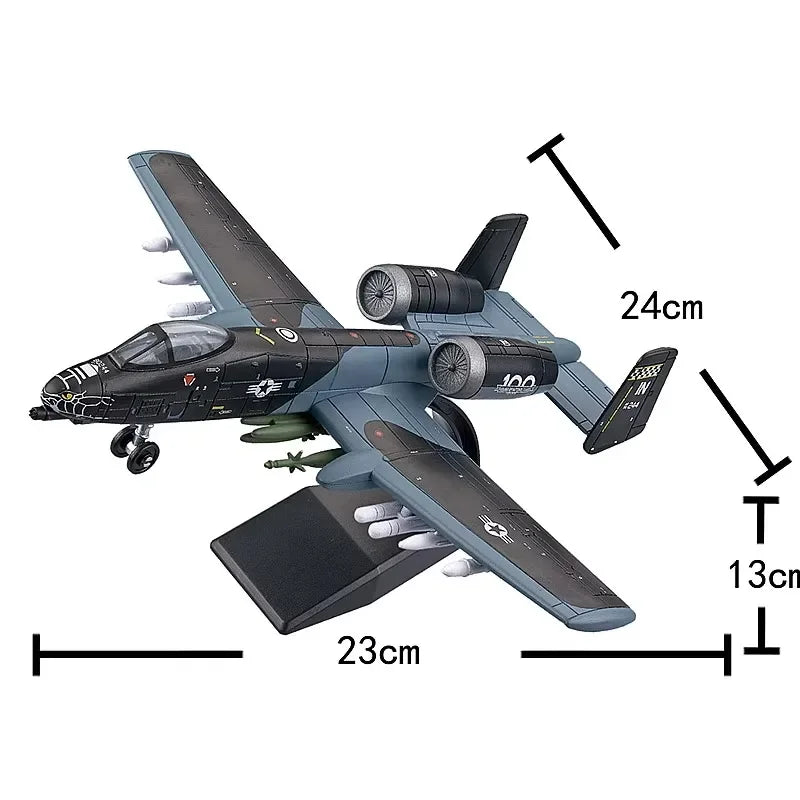 Blocos de construção militares A-10 Thunderbolt II em preto — foto 2