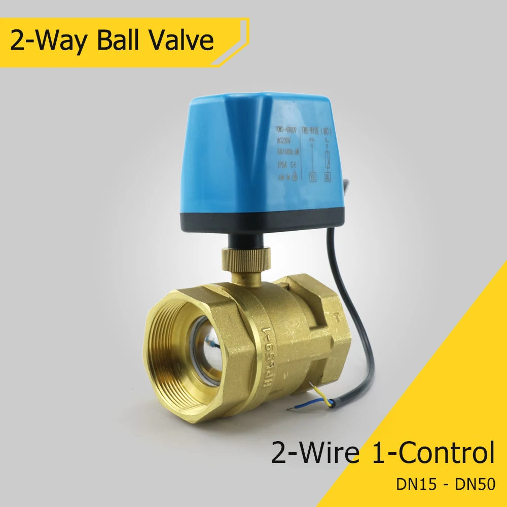 1/2 3/4 1 2 Válvula de esfera motorizada normalmente fechada/abersa 220V 12V 24V Válvula solenóide elétrica — foto 4