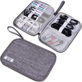 Impermeável Electronics Storage Bag, Bolsa de transporte, Travel Bag, Universal Cable Organizer - Cinzento — foto 1