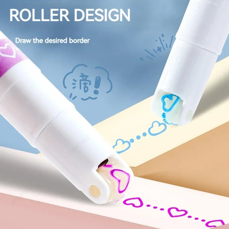 Marcador realçador de dica de rolo com linha curva — foto 4