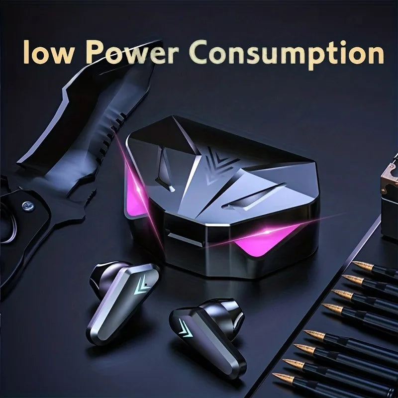 Auscultadores sem fios Bluetooth intra-auriculares com microfone para gaming — foto 2