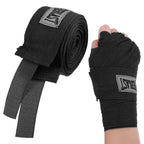 Bandagens de boxe de algodão, envoltórios macios e elásticos para mãos para sanda, muay thai, karatê — foto 3