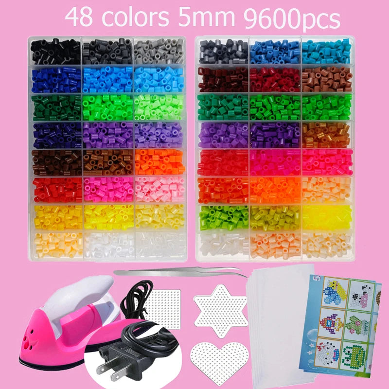 Hama Beads Box Embalagem Mosaico Térmico, Contas para Passar a Ferro, Contas Fusíveis, Brinquedo DIY — foto 2