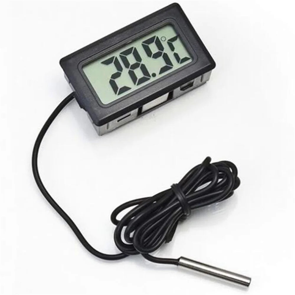 FY-10 mini lcd digital termômetro aquário carro banho de água testador temperatura detector monitor sensor — foto 2