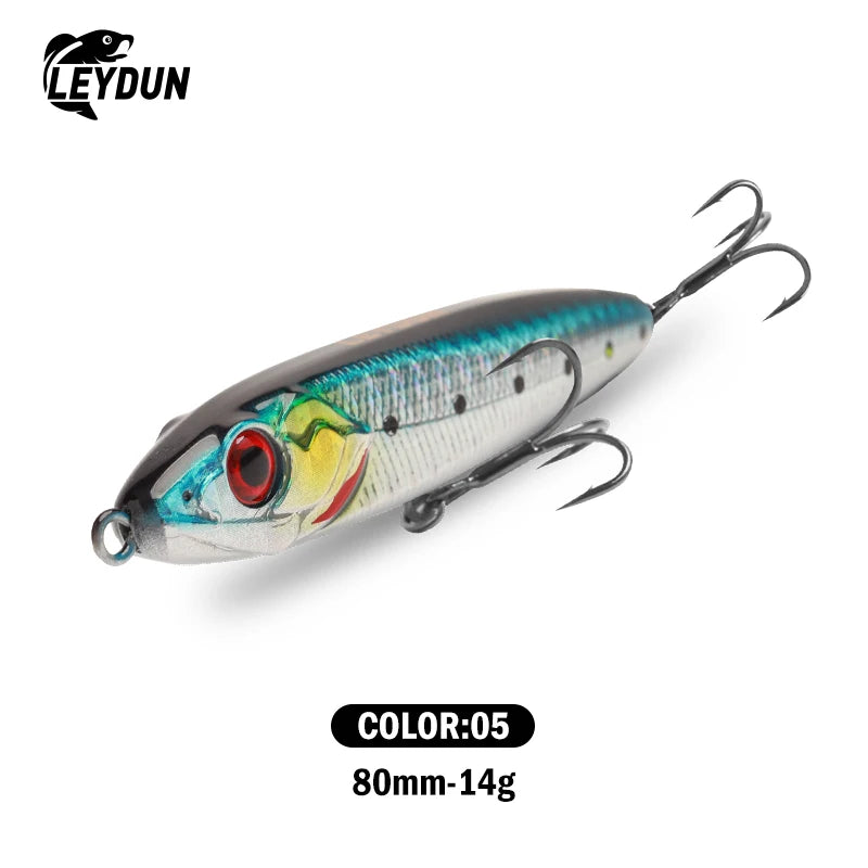 Isca de pesca afundante em forma de lápis, 80 mm e 14 g, para robalo — foto 1