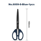 Tesoura Black Blade de 180mm (7 Polegadas) em Aço Inoxidável Antiferrugem, Afiada, para Escritório, Casa — foto 2