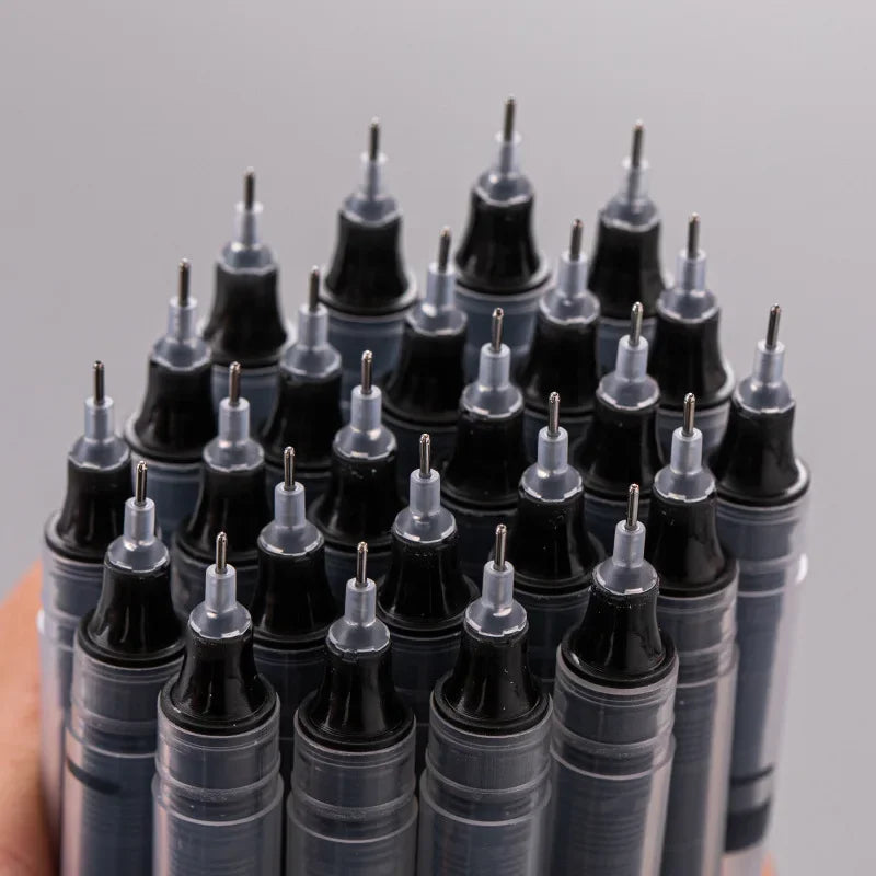 Conjunto de 3-102 Peças de Canetas Gel de Alta Qualidade Tipo Agulha, Caneta Esferográfica de Tinta Líquida — foto 4