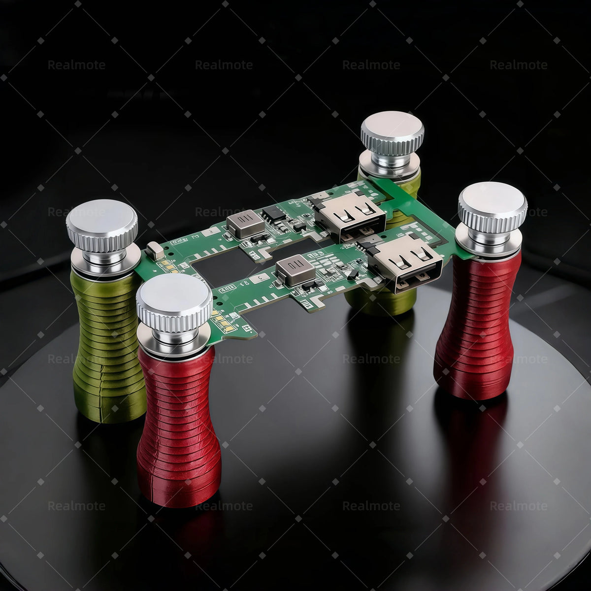 Conjunto de brocas de suporte magnético para PCB com mola, 4 unidades, ímã forte — foto 2