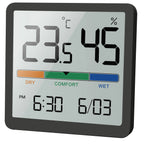 Medidor de umidade e temperatura interna Home LCD Termômetro digital Higrômetro Sensor Medidor - Branco — foto 2