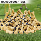 50 Unidades de Tees de Golfe de Bambu Mais Duráveis e Estáveis TE003-Y - 83mm-50pcs — foto 3