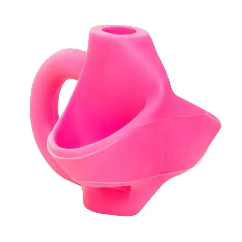 5/10/20 unidades conjunto de lápis de três dedos pinça de escrita de silicone para estudantes da escola — foto 1