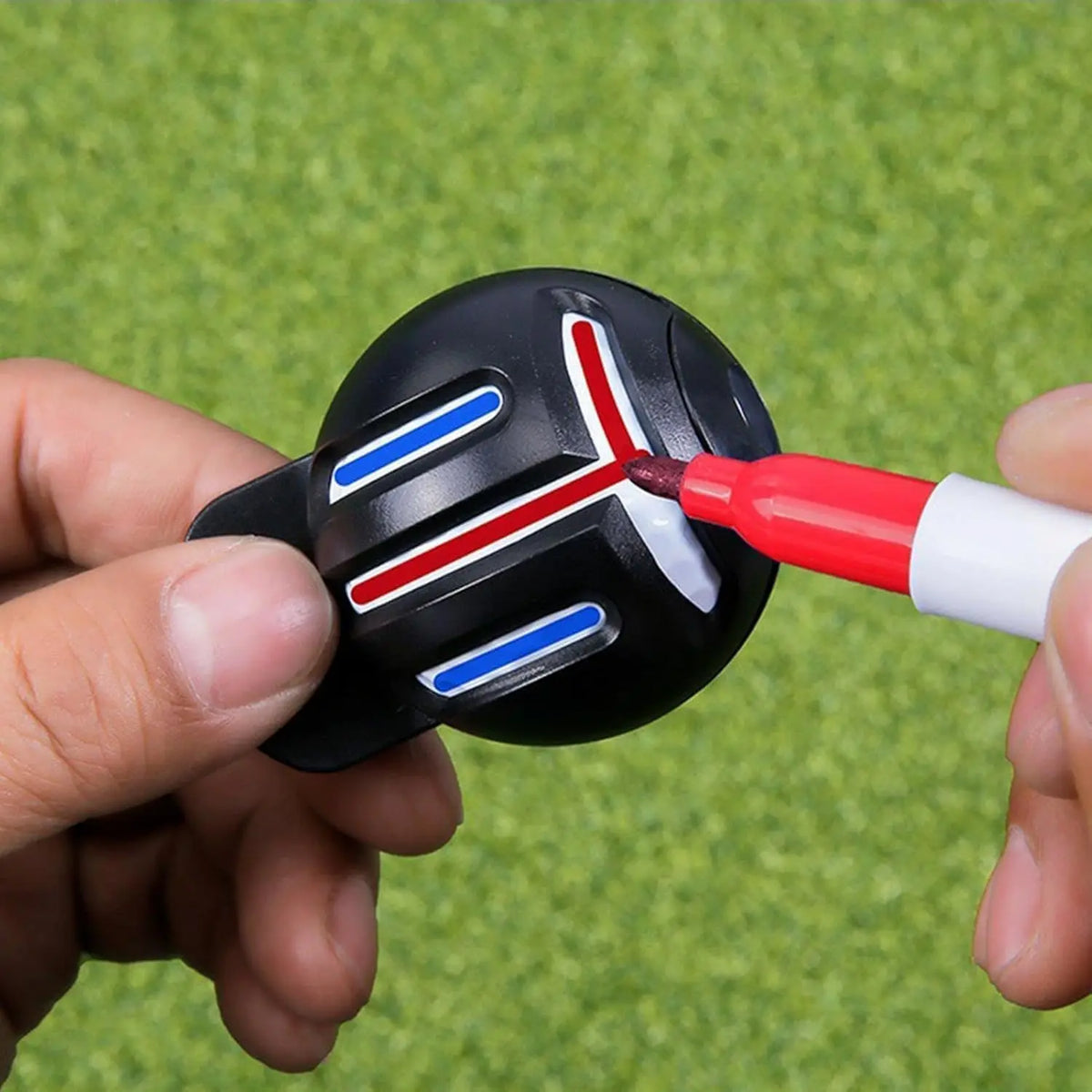 Forro de bola de golfe resistente ao desbotamento, ferramenta de marcação de bola de design avançado — foto 4