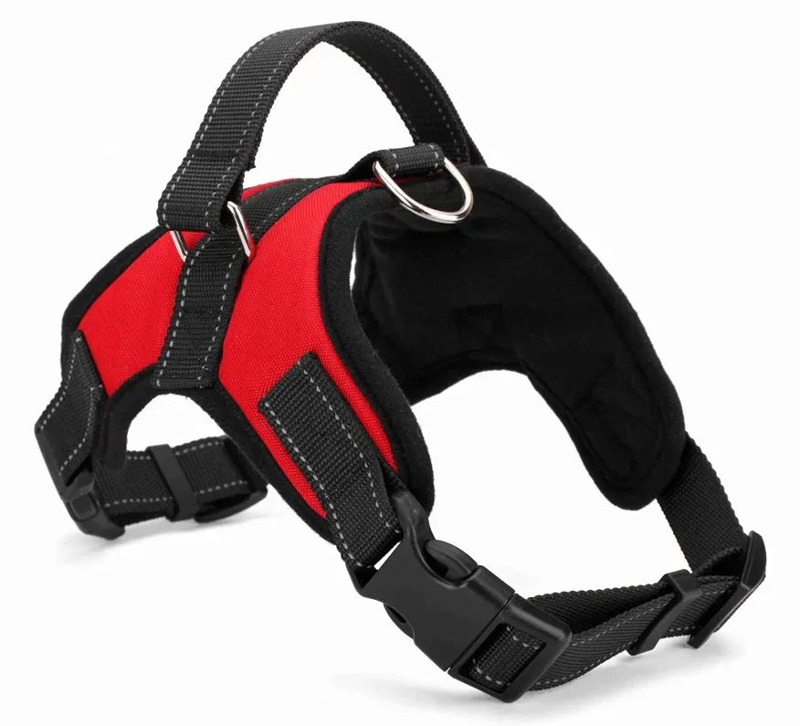 Arnês para cães colete de liberação rápida pet filhote de cachorro arnês material - Vermelho dog harness S — foto 1