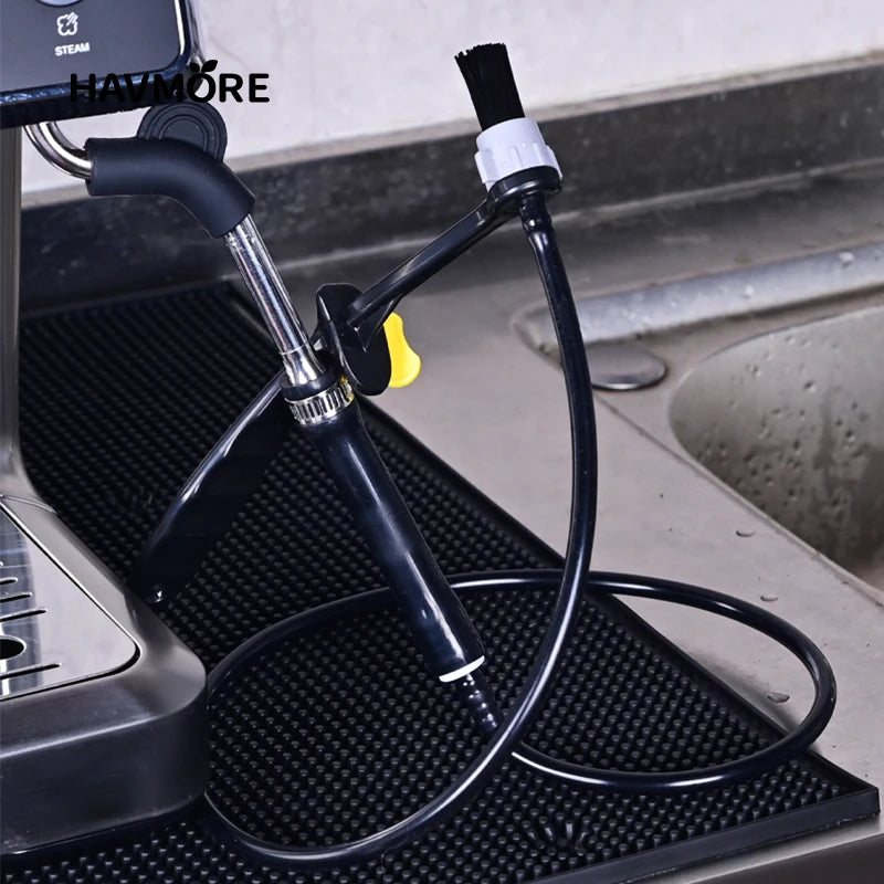 Máquina de café de qualidade alimentar resistente ao calor Escova de vapor Alça PP para café Baristas Chá — foto 3