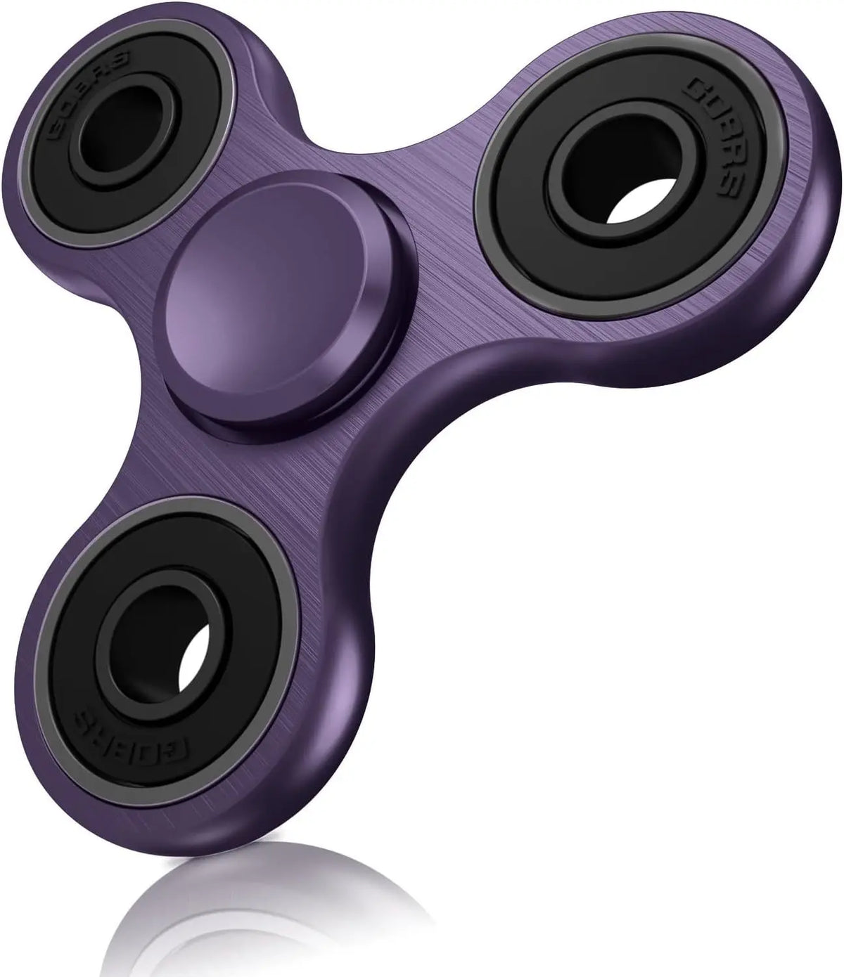 Fidget Spinner de Liga de Alumínio com Revestimento, Metal R188, Rolamento Silencioso, Processo de Usinagem — foto 1