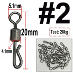 Conector giratório Quick Change para pesca da carpa, modelo 6 — foto 5
