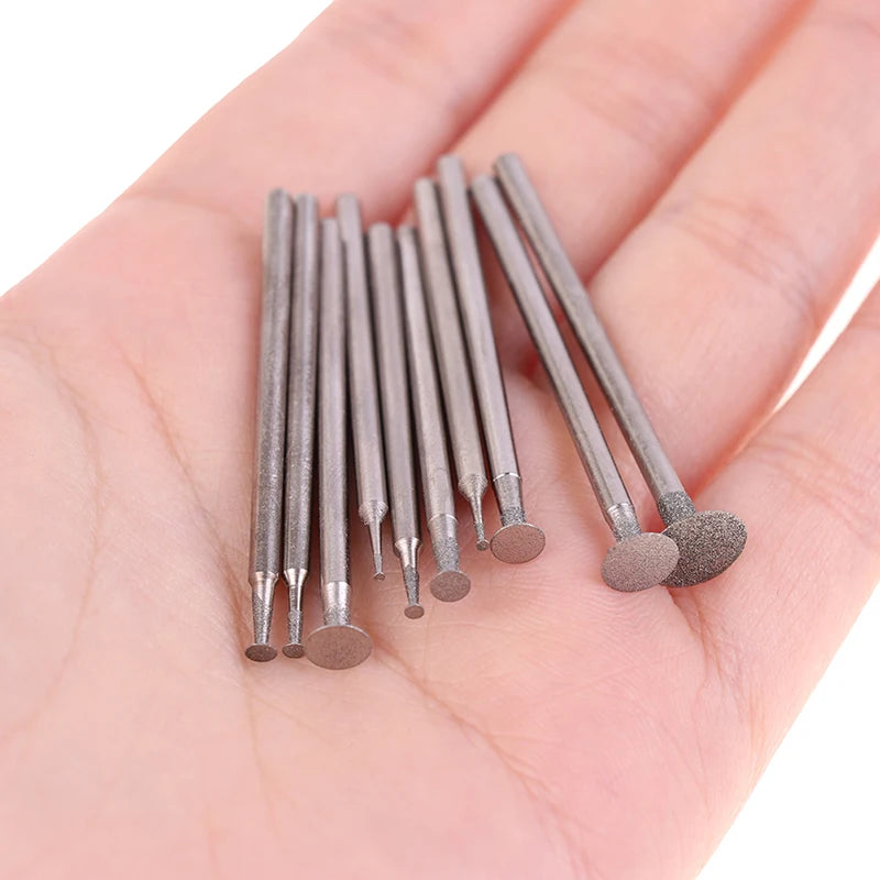Ultra-Thin T Head Shank, Acessório Grinding Bit, Diamond Mounted Point, Stone Jade Carve — foto 2